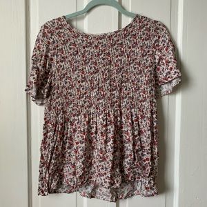Floral Baby Doll Top!